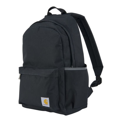 Picture of Carhartt 21L, Durable Water-Resistant Pack with Laptop Sleeve, Classic Backpack (Black), One Size