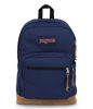 Picture of JanSport Right Pack Backpack - Durable Daypack with Padded 15" Laptop Sleeve, Spacious Main Compartment & Integrated Water Bottle Pocket - Navy