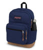 Picture of JanSport Right Pack Backpack - Durable Daypack with Padded 15" Laptop Sleeve, Spacious Main Compartment & Integrated Water Bottle Pocket - Navy