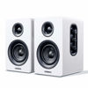 Picture of SW208 3" Active Bluetooth 5.0 Bookshelf Speakers - 60W Carbon Fiber Speaker Unit - Built-in 24bit DAC Dynamic 3D Surround Sound 2.0 Computer PC Monitor Gaming (Pair, White)