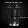 Picture of 85mm f1.8 Portrait Lens - RF Lens Manual Focus for Canon EOS R/Ra/RP/R3/R5/R5 C/R6/R6 Mark II /R7/R8/R10/R50/R100 Mirrorless Camera