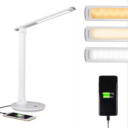 Picture of OttLite Emerge LED Desk Lamp with 2.1A USB Charging Port