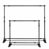 Picture of Photo Backdrop Stand - Heavy Duty Banner Holder Adjustable Photography Poster Stand - Height Up to 8x8 ft for Trade Show, Photo Booth, Parties, Wedding, Birthday, Photoshoot Background