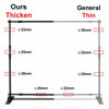 Picture of Photo Backdrop Stand - Heavy Duty Banner Holder Adjustable Photography Poster Stand - Height Up to 8x8 ft for Trade Show, Photo Booth, Parties, Wedding, Birthday, Photoshoot Background