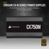 Picture of CORSAIR CX750M 80 PLUS Bronze Semi-Modular Low-Noise ATX 750 Watt Power Supply - NA - Black