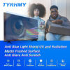 Picture of TYRHMY Blue Light and Anti Glare Film for 65 Inch Anti Glare Film for 65 Inch TV Screen Eye Protection Screen Filter,Matte Frosted Anti Scratch,Glare reduction Anti Glare TV Screen Protector,