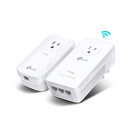 Picture of TP Link 252119 Tp-link Ac Tl-wpa8631p Kit Av1300 Gigabit Pass-through Powerline Ac Wi-fi Kit