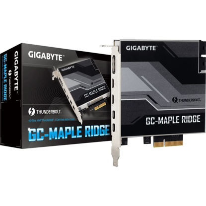 Picture of GIGABYTE GC-MAPLE RIDGE (Intel/Thunderbolt 4/ JHL 8540 Controller/ 2x USB Type-C/ 1x DisplayPort 1.4/ 2x Mini DisplayPort/ Max Bandwidth 40GB/s/ PCle Card)