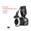 Picture of MEKE MK-14EXT-C E-TTL Macro LED Ring Flash with LED AF Assist Lamp for EOS 4000D 70D 77D 80D Rebel T7i T6i T6s T6 T5i T5 T4i T3i SL2 and Other EOS Digital DSLR Camera with Standard Hot Shoe Stand