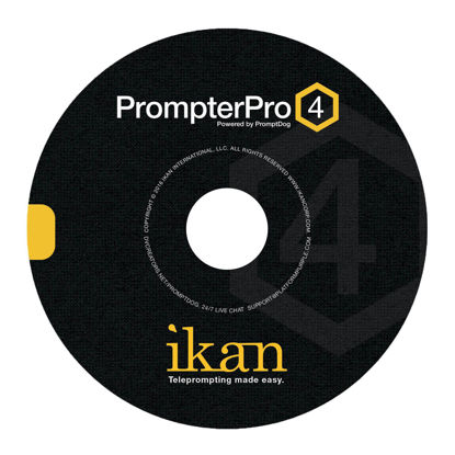 Picture of Ikan PrompterPro 4 Teleprompting Software for PC & Mac PrompterPro 4, Black (PrompterPro 4)