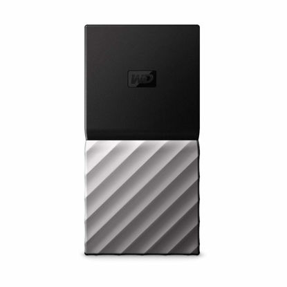 Picture of WD 512GB My Passport SSD Portable Storage - USB 3.1 - Black-Gray - WDBKVX5120PSL-WESN