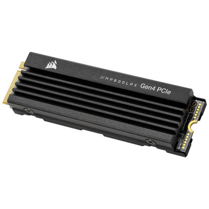 Picture of Corsair MP600 PRO LPX 1TB M.2 NVMe PCIe x4 Gen4 SSD - Optimised for PS5 (Up to 7,100MB/sec Sequential Read & 5,800MB/sec Sequential Write Speeds, High-Speed Interface, Compact Form Factor) Black