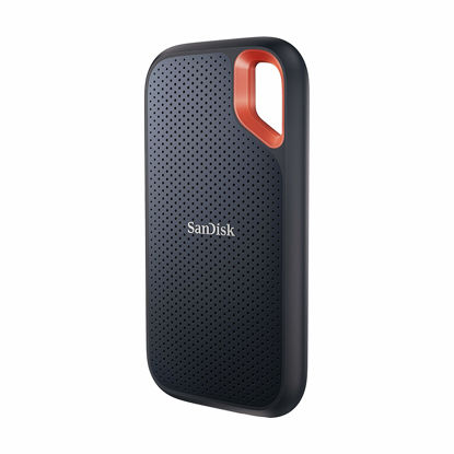 Picture of SanDisk 500GB Extreme Portable SSD - Up to 1050MB/s, USB-C, USB 3.2 Gen 2, IP65 Water and Dust Resistance, Updated Firmware - External Solid State Drive - SDSSDE61-500G-G25