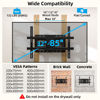 Picture of HOME VISION Full Motion TV Wall Mount for Most 32-85 inch TVs up to132lbs, Wall Mount TV Bracket Dual Articulating Arms, Swivel, Tilting, Leveling TV Mount, Max VESA 600x400mm, Fits 8"12"16" Wood Stud