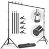 Picture of LimoStudio (Upgraded Heavy Duty) 10 ft. Wide x 10 ft. Tall Backdrop Stands, Enhanced Stability, Thicker Pole Heavier & Sturdier Structure, No Wobble No Bending, Outdoor Background Support, AGG1114