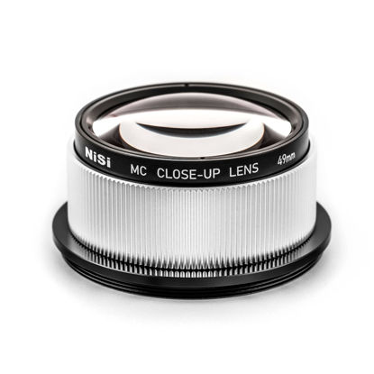 Picture of NiSi 49mm NC Close-Up Lens Kit | Close-Up Macro Lens Filter | 49mm Thread, +9 Diopters, Nano Coating, Protective Case, 62mm and 67mm Adapter Rings | Close-Up Macro Photography Accessories