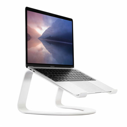 Picture of Twelve South Curve for MacBooks and Laptops | Ergonomic desktop cooling stand for home or office, white (special edition)