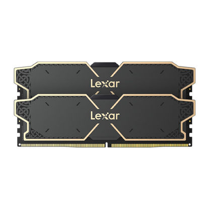 Picture of Lexar 32GB (2x16GB) THOR OC DDR5 RAM 6000MT/s CL32 1.35V Desktop Memory with Heatsink, AMD Expo and Intel XMP 3.0, Black (LD5U16G60C32LG-RUD)