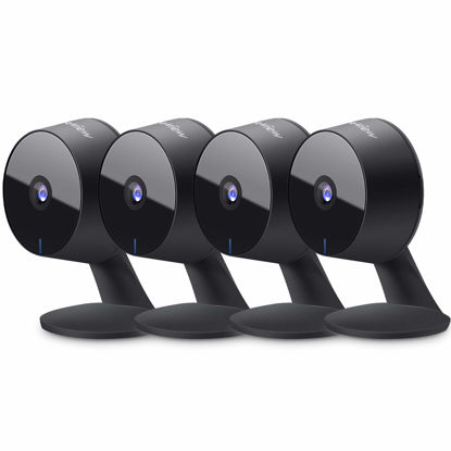 Picture of LaView Security Cameras 4pcs, Home Security Camera Indoor 1080P, Wi-Fi Cameras Wired for Pet, Motion Detection, Two-Way Audio, Night Vision, Phone App, Works with Alexa, iOS & Android & Web Access