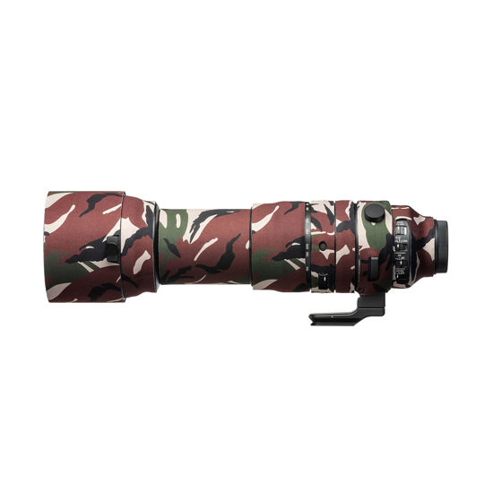 Picture of easyCover Neoprene Lens Oak Lens Protection Compatible with Sigma 150-600mm F5-6.3 DG DN OS Sports (Sony E) Green camouflage