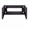 Picture of NavePoint 4U Patch Panel Bracket Wall Mount Patch Panel Rack for 19” Networking Equipment - Expandable Mounting Depth 9.5” to 15.5” 4U IT Rack 40lbs Weight Capacity