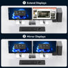 Picture of HDMI+Displayport KVM Switch 2 Monitors 2 Computers 4K@60Hz KVM Switcher Dual Monitor for 2 PC Share 2 Monitors and 4 USB 3.0 Ports Support Extended/Copy Mode with Desktop Controller&2 USB Cables