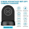 Picture of Hidden Camera Spy Camera WiFi Wireless Phone Charger, Nanny Spy Cam Motion Activated,HD1080P/4K (Rotate Lens) with 250°Viewing Angle, camaras espias ocultas for Home Office