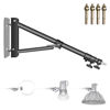 Picture of Neewer Wall Mounting Triangle Boom Arm for Ring Light, Monolight, Softbox, Reflector, Umbrella, and Photography Strobe Light, Support 180 Degree Rotation, Max Length 4.3 feet/130cm (Black)