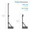 Picture of Neewer Wall Mounting Triangle Boom Arm for Ring Light, Monolight, Softbox, Reflector, Umbrella, and Photography Strobe Light, Support 180 Degree Rotation, Max Length 4.3 feet/130cm (Black)