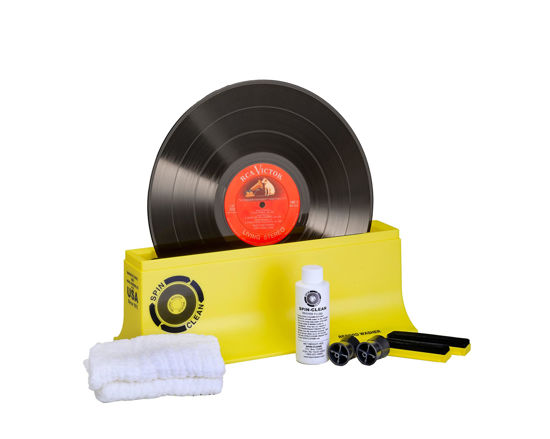 Picture of Spin-Clean Record Washer Complete Kit | Vinyl Record Cleaner | Snap-in Rollers | Wedge-Fit Brushes | Alcohol-Free Solution | 2 Lint-Free Drying Cloths | Perfect for 33,48 & 78 RPM