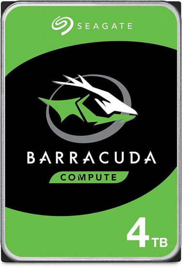 Picture of Seagate BarraCuda 4TB Internal Hard Drive HDD - 3.5 Inch Sata 6 Gb/s 5400 RPM 256MB Cache For Computer Desktop PC - Frustration Free Packaging ST4000DMZ04/DM004