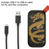 Picture of SanDisk 1TB Portable SSD, Dragon Edition - Up to 800MB/s, USB-C, USB 3.2 Gen 2, Updated Firmware - External Solid State Drive - SDSSDE30-1T00-GD25