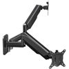 Picture of MOUNT PRO Dual Monitor Wall Mount for 13 to 32 Inch Computer Screens, Gas Spring Arm for 2 Monitors, Each Holds Up to 17.6lbs, Full Motion Wall Monitor Mount with VESA 75x75/100x100