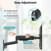 Picture of MOUNT PRO Dual Monitor Wall Mount for 13 to 32 Inch Computer Screens, Gas Spring Arm for 2 Monitors, Each Holds Up to 17.6lbs, Full Motion Wall Monitor Mount with VESA 75x75/100x100