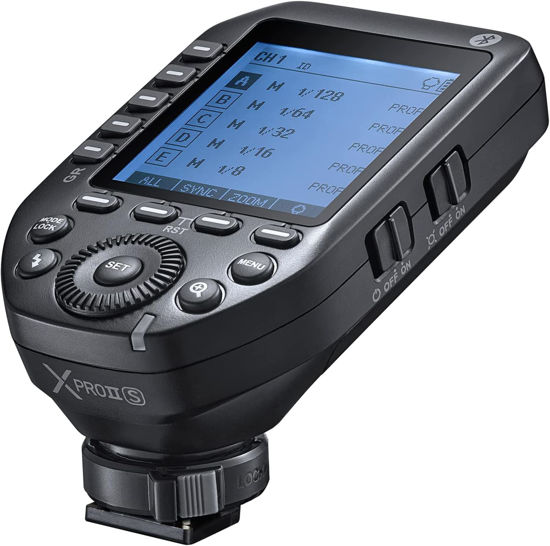 Picture of Godox XProII-S XProII S TTL Wireless Flash Trigger for Sony, Support 1/8000s HSS, TTL Autoflash, Manual Flash, TCM Transform Function, 5 Delicated Group Button, Large LCD Display, Smart APP Control