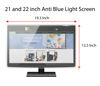 Picture of Anti Blue Light Screen Filter for 21 and 22 Inches Widescreen Desktop Monitor, Blocks Excessive Harmful Blue Light, Reduce Eye Fatigue and Eye Strain