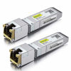 Picture of 10Gtek 10GBase-T SFP+ to RJ-45 Transceiver, 10Gbe SFP+ Copper Ethernet CAT.6a Module, up to 30-Meter, for Cisco SFP-10G-T-S, Meraki, Ubiquiti UniFi UF-RJ45-10G, Fortinet, Netgear AXM765, Pack of 2