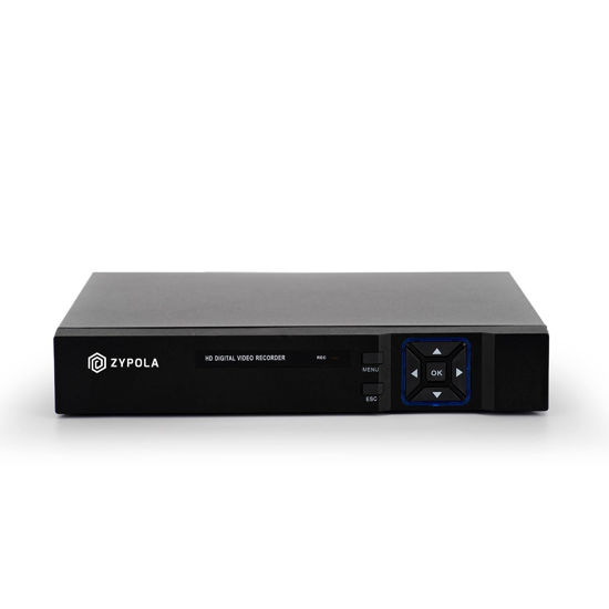 Picture of Zypola® 1080p 8 Channel Hybrid CCTV DVR Recorder, Flexible Connection Modes, H.265, Remote Access, Supports CVBS/TVI/AHD/CVI/IP Cameras