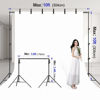 Picture of EMART 10x10FT Backdrop Stand, Photo Video Studio Adjustable Heavy Duty Background Support System Kit for Photography Parties Wedding