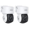 Picture of ANNKE 2Pack 2MP 1080P AHD CCTV Home Surveillance Dome Wired PT Camera with 350° pan and 90° tilt, 100ft IR Night Vision, IP65 Weatherproof Security Add-On Cam for Outdoor, Wide Compatibility - APT200