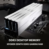 Picture of Silicon Power DDR5 32GB (2x16GB) Zenith 6000MT/s (PC5-48000) 288-pin CL30 1.35V UDIMM Desktop Memory Module RAM SP032GXLWU60AFDG White