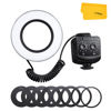 Picture of Godox Ring 72 Macro LED Ring Light with 8 Lens Adapter Rings for Canon Nikon Pentax Olympus DSLR Cameras