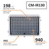 Picture of CMVision IR130-940 CMVision 940nm Invisible Wide Angle 198pc High Power Small LED IR Illuminator with FREE Power Adapter