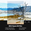 Picture of NEEWER 2 Pack ND0.9 (3Stops) & ND1.8 (6Stops) Square Film Filters, 4"x5.65" Cinema ND Filter Compatible with Tilta Compatible with SmallRig Matte Box, 12.5% & 1.56% Light Transmittance