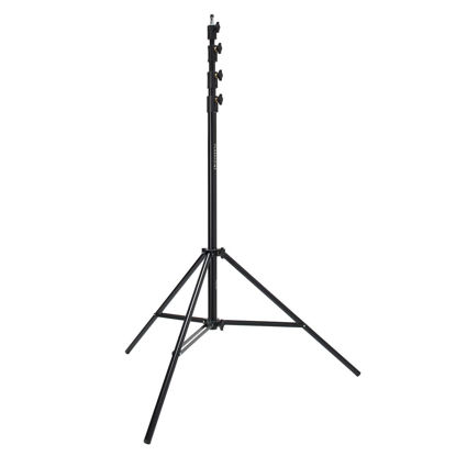 Picture of Flashpoint Color Coded Pro Air Cushioned Heavy Duty Light Stand for Photography, This Portable Photography Light Stand Tripod is Lightweight and Durable (V2) (Black, 13')