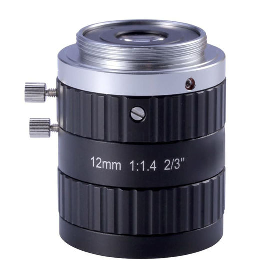 Picture of FA 12mm 2/3" Fixed Focal Lens Machine Vision Industrial Camera C-Mount Lens