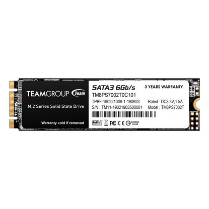 Picture of TEAMGROUP MS30 2TB with SLC Cache 3D NAND TLC M.2 2280 SATA III 6Gb/s Internal Solid State Drive SSD (Read/Write Speed up to 550/500 MB/s) Compatible with Laptop & PC Desktop TM8PS7002T0C101