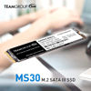 Picture of TEAMGROUP MS30 2TB with SLC Cache 3D NAND TLC M.2 2280 SATA III 6Gb/s Internal Solid State Drive SSD (Read/Write Speed up to 550/500 MB/s) Compatible with Laptop & PC Desktop TM8PS7002T0C101