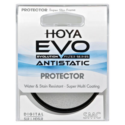 Picture of Hoya Evo Antistatic Protector Filter - 82mm - Dust / Stain / Water Repellent, Low-Profile Filter Frame