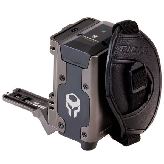 Picture of Tilta Side Power Handle TA-SH1-97-G BMPCC Camera Cage Type I for Nucleus Nano (F970 Battery) Gray